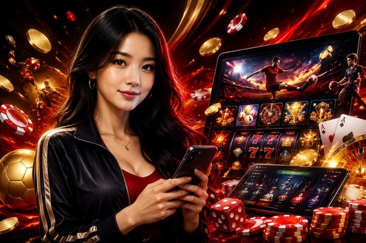 Giao diện casino live kw999 trên điện thoại và máy tính